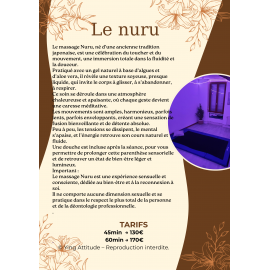 Le massage NURU