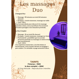 Les massages DUO